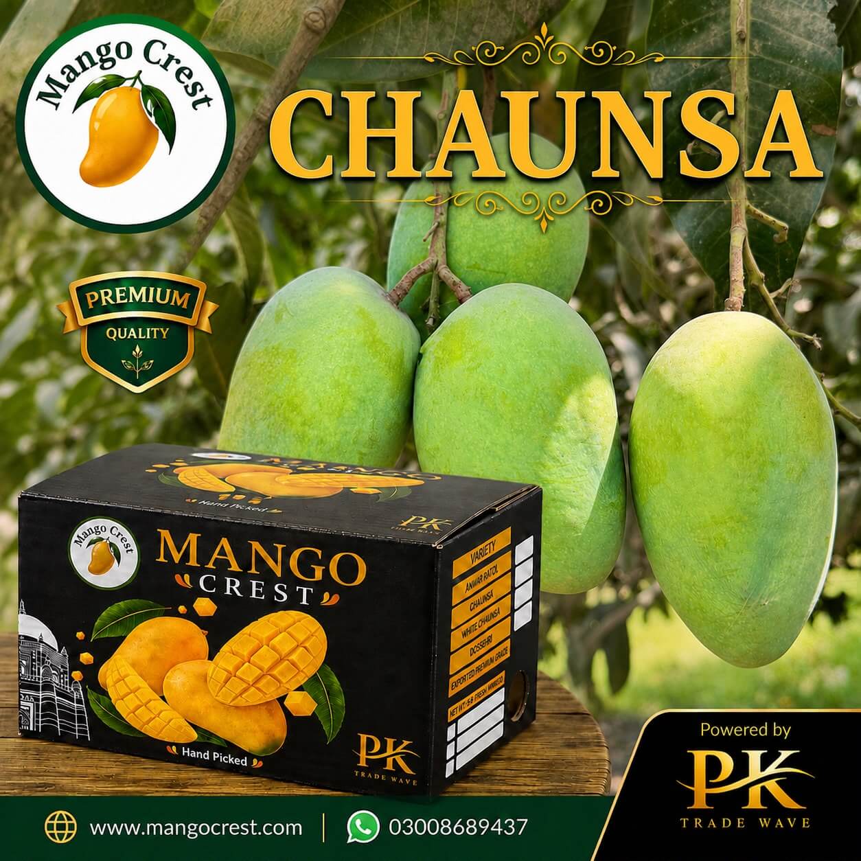 Mango Crest Chaunsa Mangoes